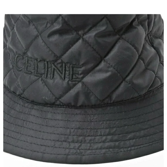 Celine Quilted Bucket Hat